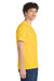 Port & Company PC54/PC54T Mens Core Short Sleeve Crewneck T-Shirt Lemon Yellow Model Side