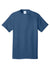 Port & Company PC54/PC54T Mens Core Short Sleeve Crewneck T-Shirt Neptune Blue Flat Front