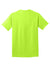 Port & Company PC54/PC54T Mens Core Short Sleeve Crewneck T-Shirt Safety Green Flat Back