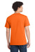 Port & Company PC54/PC54T Mens Core Short Sleeve Crewneck T-Shirt Safety Orange Model Back