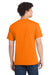 Port & Company PC54/PC54T Mens Core Short Sleeve Crewneck T-Shirt Tennessee Orange Model Back