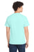 Port & Company PC54/PC54T Mens Core Short Sleeve Crewneck T-Shirt True Celadon Blue Model Back