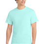 Port & Company Mens Core Short Sleeve Crewneck T-Shirt - True Celadon Blue - NEW