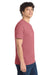 Port & Company PC54/PC54T Mens Core Short Sleeve Crewneck T-Shirt Zinnia Model Side