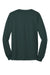 Port & Company PC55LS/PC55LST Mens Core Long Sleeve Crewneck T-Shirt Dark Green Flat Back