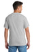 Port & Company PC55P/PC55PT Mens Core Short Sleeve Crewneck T-Shirt w/ Pocket Ash Grey Model Back