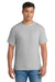 Port & Company PC55P/PC55PT Mens Core Short Sleeve Crewneck T-Shirt w/ Pocket Ash Grey Model Front