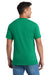 Port & Company PC55P/PC55PT Mens Core Short Sleeve Crewneck T-Shirt w/ Pocket Kelly Green Model Back