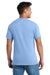 Port & Company PC55P/PC55PT Mens Core Short Sleeve Crewneck T-Shirt w/ Pocket Light Blue Model Back
