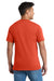 Port & Company PC55P/PC55PT Mens Core Short Sleeve Crewneck T-Shirt w/ Pocket Orange Model Back