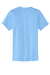 Port & Company PC55P/PC55PT Mens Core Short Sleeve Crewneck T-Shirt w/ Pocket Light Blue Flat Back