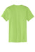 Port & Company PC55P/PC55PT Mens Core Short Sleeve Crewneck T-Shirt w/ Pocket Lime Green Flat Back
