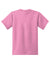 Port & Company PC55Y Youth Core Short Sleeve Crewneck T-Shirt Candy Pink Flat Back