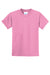 Port & Company PC55Y Youth Core Short Sleeve Crewneck T-Shirt Candy Pink Flat Front