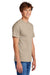 Port & Company PC55/PC55T Mens Core Short Sleeve Crewneck T-Shirt Desert Sand Brown Model Side