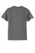Port & Company PC55/PC55T Mens Core Short Sleeve Crewneck T-Shirt Heather Graphite Grey Flat Back