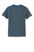 Port & Company PC55/PC55T Mens Core Short Sleeve Crewneck T-Shirt Steel Blue Flat Back