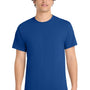 Port & Company Mens Core Short Sleeve Crewneck T-Shirt - True Royal Blue - NEW
