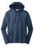 Port & Company PC590H Mens Dry Zone Performance Moisture Wicking Fleece Hooded Sweatshirt Hoodie w/ Pouch Pocket Deep Navy Blue Flat Front