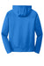 Port & Company PC590H Mens Dry Zone Performance Moisture Wicking Fleece Hooded Sweatshirt Hoodie w/ Pouch Pocket Royal Blue Flat Back