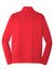 Port & Company PC590Q Mens Dry Zone Performance Moisture Wicking Fleece 1/4 Zip Sweatshirt Red Flat Back