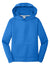 Port & Company PC590YH Youth Dry Zone Performance Moisture Wicking Fleece Hooded Sweatshirt Hoodie w/ Pouch Pocket Royal Blue Flat Front