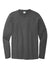 Port & Company PC600LS Mens Bouncer Long Sleeve Crewneck T-Shirt Coal Grey Flat Front