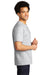 Port & Company PC600P Mens Bouncer Short Sleeve Crewneck T-Shirt w/ Pocket Ash Grey Model Side