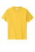 Port & Company PC600 Mens Bouncer Short Sleeve Crewneck T-Shirt Lemon Yellow Flat Front