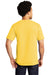 Port & Company PC600 Mens Bouncer Short Sleeve Crewneck T-Shirt Lemon Yellow Model Back