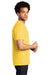 Port & Company PC600 Mens Bouncer Short Sleeve Crewneck T-Shirt Lemon Yellow Model Side
