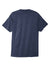 Port & Company PC600 Mens Bouncer Short Sleeve Crewneck T-Shirt Heather Team Navy Blue Flat Back