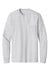 Port & Company PC61LSP/PC61LSPT Mens Essential Long Sleeve Crewneck T-Shirt w/ Pocket Ash Grey Flat Front