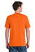 Port & Company PC61P/PC61PT Mens Essential Short Sleeve Crewneck T-Shirt w/ Pocket Safety Orange Model Back