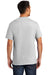 Port & Company PC61P/PC61PT Mens Essential Short Sleeve Crewneck T-Shirt w/ Pocket Ash Grey Model Back