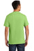 Port & Company PC61P/PC61PT Mens Essential Short Sleeve Crewneck T-Shirt w/ Pocket Lime Green Model Back
