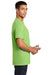 Port & Company PC61P/PC61PT Mens Essential Short Sleeve Crewneck T-Shirt w/ Pocket Lime Green Model Side