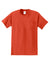 Port & Company PC61P/PC61PT Mens Essential Short Sleeve Crewneck T-Shirt w/ Pocket Orange Flat Front