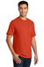 Port & Company PC61P/PC61PT Mens Essential Short Sleeve Crewneck T-Shirt w/ Pocket Orange Model 3q