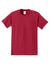 Port & Company PC61P/PC61PT Mens Essential Short Sleeve Crewneck T-Shirt w/ Pocket Red Flat Front