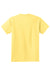 Port & Company PC61Y Youth Essential Short Sleeve Crewneck T-Shirt Daffodil Yellow Flat Back