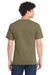 Port & Company PC61/PC61T Mens Essential Short Sleeve Crewneck T-Shirt Coyote Brown Model Back