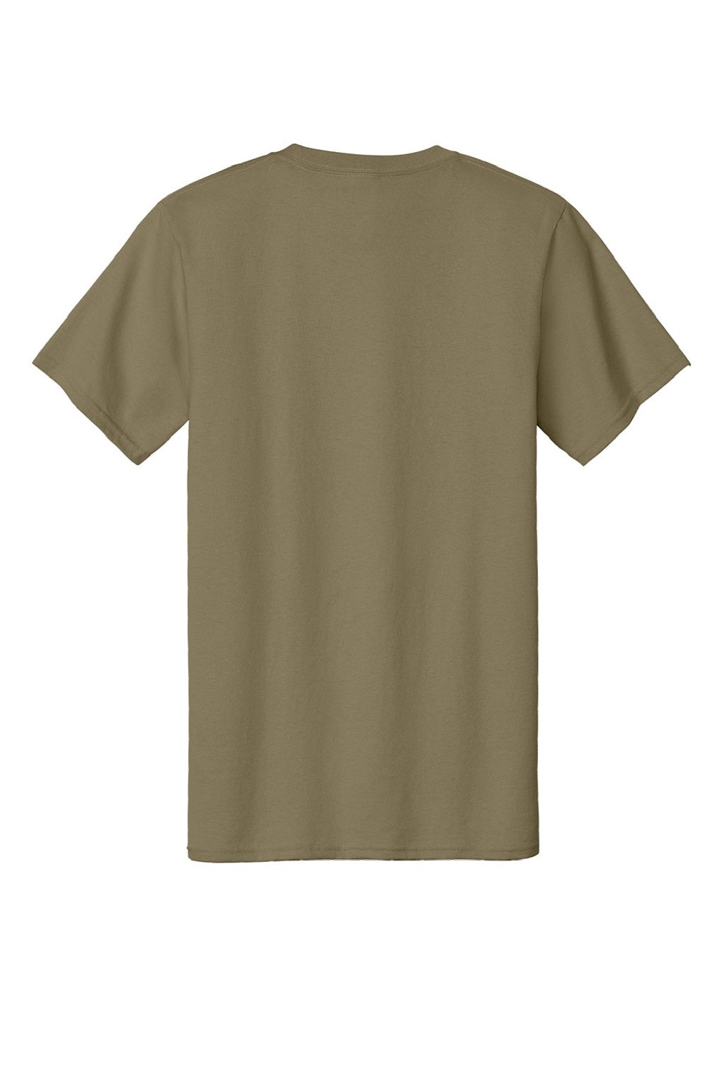 Port & Company PC61/PC61T Mens Essential Short Sleeve Crewneck T-Shirt Coyote Brown Flat Back