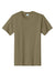 Port & Company PC61/PC61T Mens Essential Short Sleeve Crewneck T-Shirt Coyote Brown Flat Front