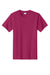 Port & Company PC61/PC61T Mens Essential Short Sleeve Crewneck T-Shirt Flush Pink Flat Front