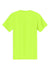 Port & Company PC61/PC61T Mens Essential Short Sleeve Crewneck T-Shirt Safety Green Flat Back