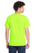 Port & Company PC61/PC61T Mens Essential Short Sleeve Crewneck T-Shirt Safety Green Model Back