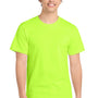 Port & Company Mens Essential Short Sleeve Crewneck T-Shirt - Safety Green - NEW