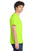 Port & Company PC61/PC61T Mens Essential Short Sleeve Crewneck T-Shirt Safety Green Model Side