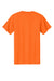 Port & Company PC61/PC61T Mens Essential Short Sleeve Crewneck T-Shirt Safety Orange Flat Back